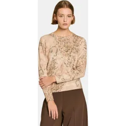 Jersey de mujer punto estampado animal