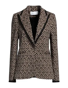 Blazer Damen Beige 42 Damen - SIMONA CORSELLINI - FashionsVida