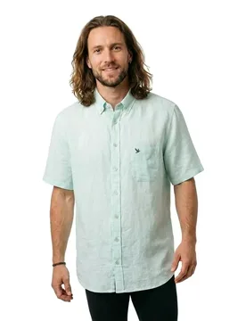 Chemise à Manches Courtes 16046001 Mint S - Fynch Hatton - FashionsVida