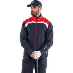 Regenjacke Anton, navy/rot s