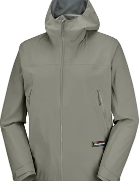 Veste imperméable et respirante - Outquest 2.5L Jkt M Castor Gray - Taille M - Gris - Salomon - FashionsVida