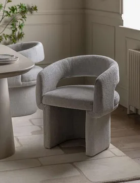 Sloane Fabric Dining Chair Grey - Gallery Direct - FashionsVida