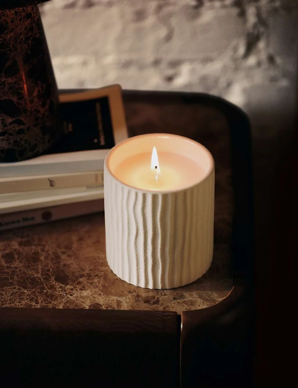 Teraire Haze Ceramic Candle Grey - Teraire - FashionsVida