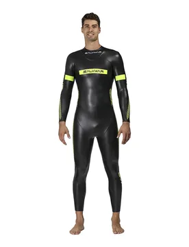 Free Long Sleeve Neoprene Wetsuit 2 Mm Black S Men - Salvimar - FashionsVida