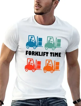 Vintage Retro Forklift Time Forklift Driver T-Shirt t shirt man cotton g man t shirts for men T-Shirt - Aliexpress - FashionsVida