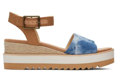 Diana Wedge Womens - Blue - Size Uk 7