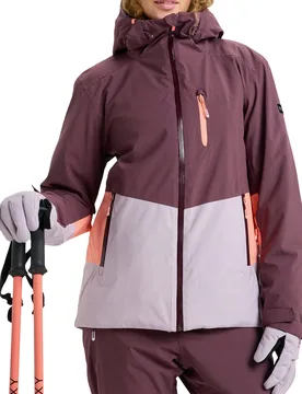 Ski /Snowboard Jacke Stormdash Jacket Huckleberry für Damen Größe M Bordeaux - Roxy - FashionsVida