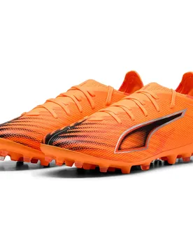 Chaussures De Football Ultra 6 Match Mg Heat Fire / Black / Glowing Red EU 45 - Puma - FashionsVida