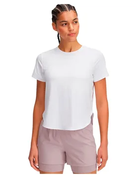 Maglietta A Maniche Corte Launch Elite White / Reflective S - Under armour - FashionsVida