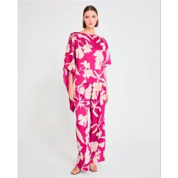 Pantalón ancho de mujer wideleg estampado