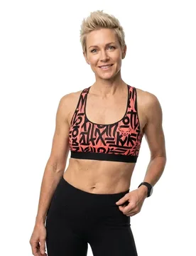 Top De Sport Alpine Graphic Ultra Coral XS - Dynafit - FashionsVida