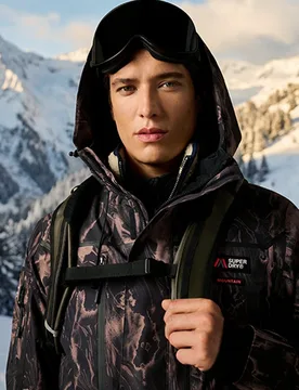 Superdry Herren Ski-shelljacke mit Kapuze Brown - Größe: Xxl - 249.99 - FashionsVida