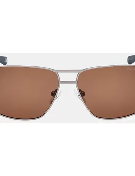 Gafas de sol de hombre cuadradas metalicas con lente polarizada en - Skechers - FashionsVida