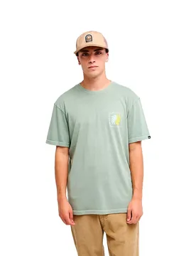 T-shirt à Manches Courtes Vibes Iceberg Green XL - Quiksilver - FashionsVida