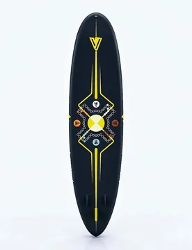 Ensemble De Paddle Surf Gonflable Heartbeat 11´0´´ Black / Yellow 335.3 cm unisex - Yellowv - FashionsVida