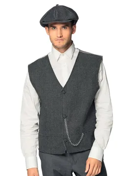 Er-Jahre Herrenkostüm grau - male - BOLAND BV - FashionsVida