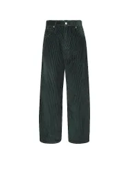 Pantaloni Barrel Leg LEILA verde scuro 25