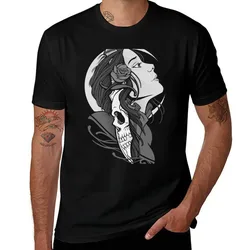 Moon Maiden T-Shirt Basic Short Sleeve T-Shirt for Men