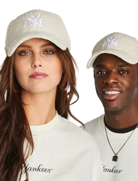 FORTY Unisex Caps - Beige - Size - Beige - Size: One Size - New era - FashionsVida