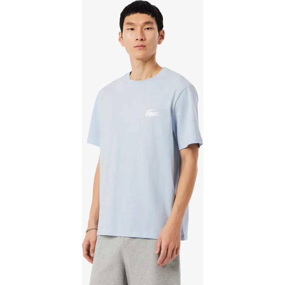 Camiseta loungewear de algodón con micrologo - Lacoste - FashionsVida