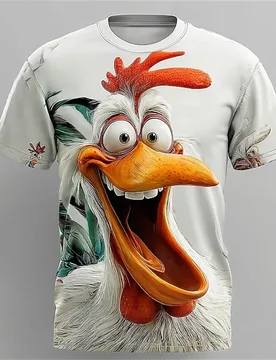 New Men's Casual 3D Cute Turtle Print T-Shirt Round Neck Short Sleeve Pullover Streetwear Outdoor Top Relaxed Fit Clothing - Aliexpress - FashionsVida