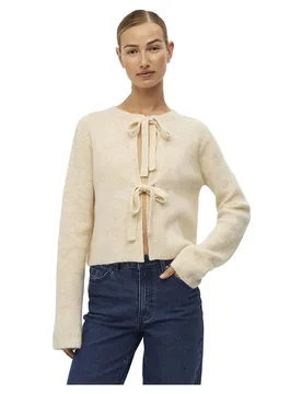 Cardigan Parvi 130 Sandshell / Detail Melange XS - Object - FashionsVida