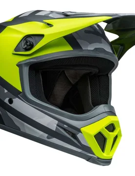 Casco Moto Cross Enduro MX-9 MIPS ALTER EGO Giallo Alta taglia M - Bell - FashionsVida