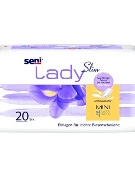 Frauen-Einlage "Mini", leicht, 20 Stück weiss - Seni - FashionsVida