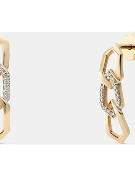 Pendientes de oro y diamantes - El Corte Inglés - FashionsVida