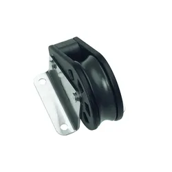 Single Vertical Pulley 385kg 10 Mm Black 45 x 75 mm unisex