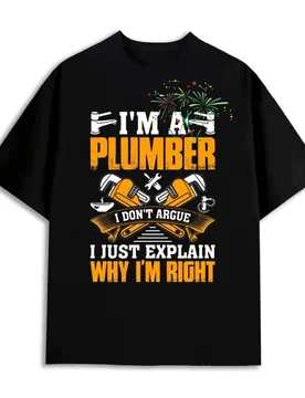 Plumber'S Pride Funny Humor design-100% cotton summer casual O-neck short sleeve printed men's T-shirt - Aliexpress - FashionsVida