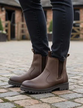 Elmsley Womens Leather Ankle Boots - - Size: 5 - Catesby England - FashionsVida