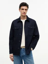 XXL COTTON BLEND SHIRT JACKET male