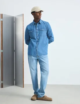 Green Coast - Camisa denim hombre - Green Coast - FashionsVida
