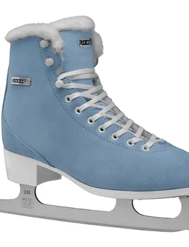 Patins à Glace Suede Eco-fur Skyblue / White EU 41 Homme - Roces - FashionsVida