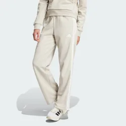 Pantaloni Essentials 3-Stripes Open Hem French Terry 2XL Beige / White