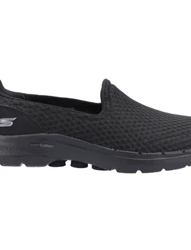 Womens Gowalk 6 Big Splash Slip On Trainers Shoes - Black - Size Uk 4 - Skechers - FashionsVida