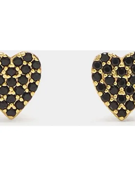 Pendientes de plata de ley con circonitas en liso - Parfois - FashionsVida