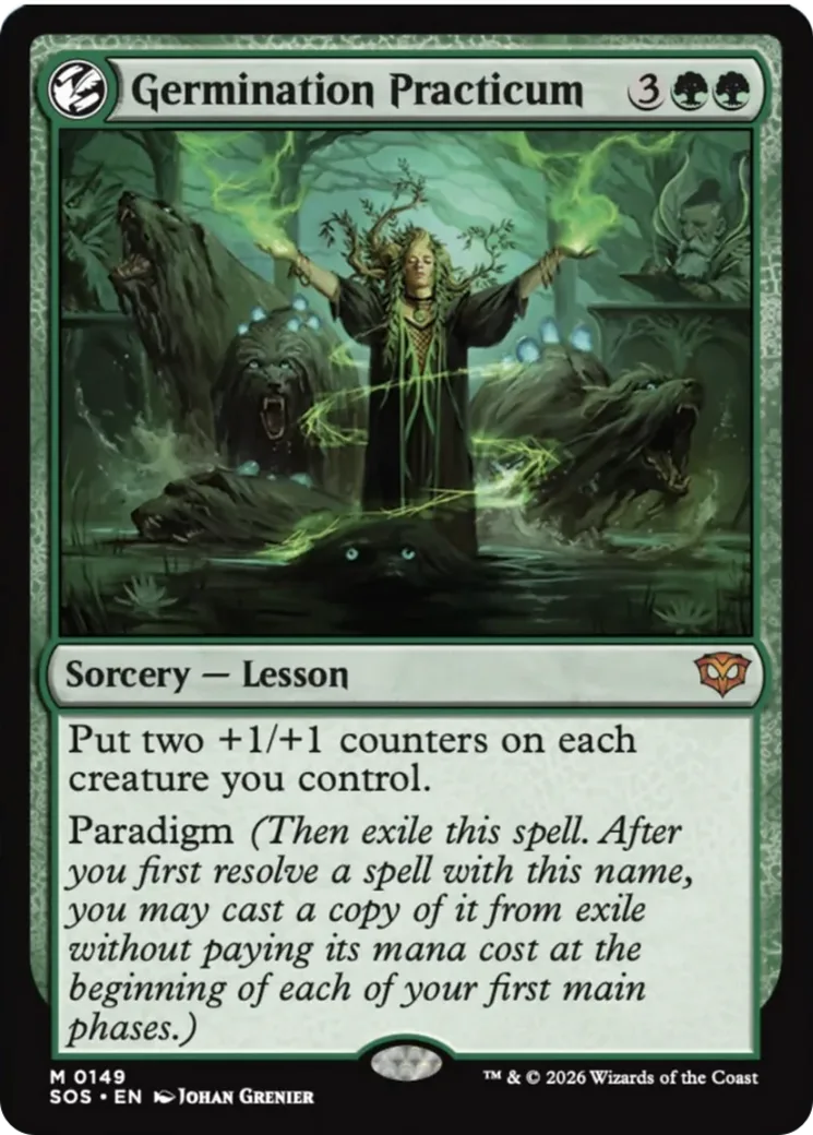 Germination Practicum Secrets of Strixhaven - Magic: The Gathering - FashionsVida