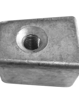 Aluminium Yamaha 40-50-60hp Cube Anode Grey 34.5 x 26.5 x 23.5 mm unisex - Super Marine - FashionsVida