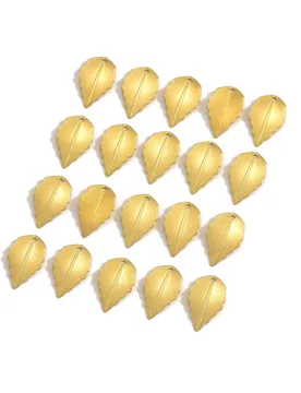 PCS DIY Plant Leaf Brass Charm Pendants 17x10.4mm Handicrafts Jewelry Making Accessories Earrings Decoration Supplies - Aliexpress - FashionsVida