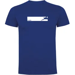 Swim Frame Short Sleeve T-shirt Royal Blue S Men
