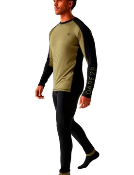 Exchange camiseta térmica manga larga hombre Negro (L) - Dare2b - FashionsVida