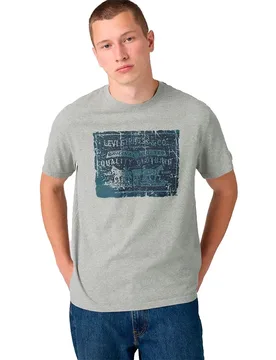 T-shirt à Manches Courtes 16143 Mid Tone / Heather Grey XL - Levi´s ® - FashionsVida