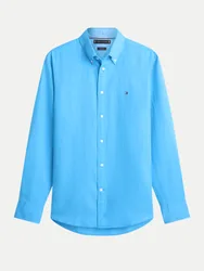 Freizeithemd aus Leinen-Mix Blau L