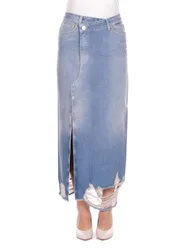Dondup Gonne Blu denim