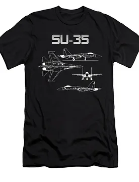 Russia Su 35 Fighter Plane Blueprint Schematics Diagram Men T-Shirt Short Casual 100% Cotton Shirts - Aliexpress - FashionsVida
