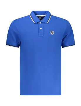 Mens Blue Cotton Men Polo Shirt - Size X-Large - North Sails - FashionsVida