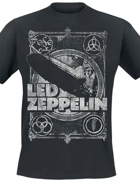 T-Shirt - Shook Me - S bis 4XL - für Männer - Größe XL - schwarz - Lizenziertes Merchandise! - Männer - male - Led Zeppelin - FashionsVida