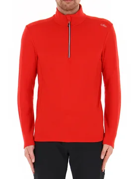 CMP Felpa tessuto tecnico ROSSO 54 - CMP - FashionsVida